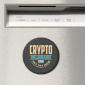 Aimant Crypto Millionaire - N'Importe Quel Jour (In Situ (Lave-vaisselle))