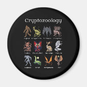 Aimant Cryptozoologie Cryptid Créatures (Devant)