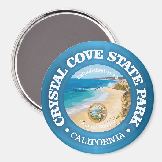 Aimant Crystal cove (Recto/Verso)