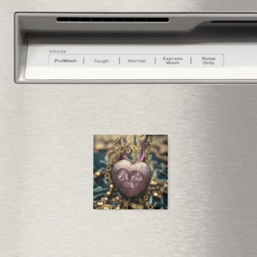 Aimant Crystal Heart Amulet (In Situ (Lave-vaisselle))