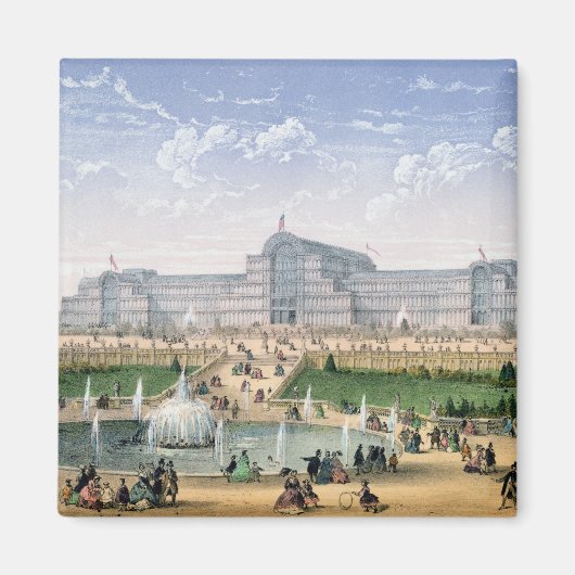 Aimant Crystal Palace, Sydenham, c.1862 (litho couleur) (Devant)