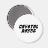 Aimant Crystal Rocks (Recto/Verso)