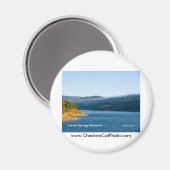 Aimant Crystal Springs Réservoir California Produits (Recto/Verso)