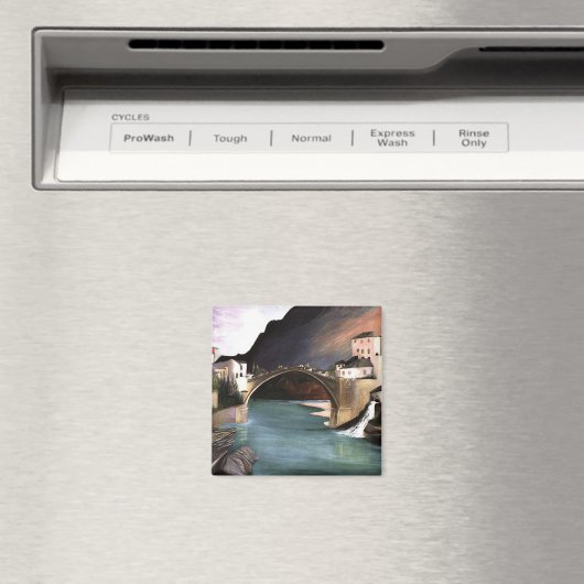 Aimant Csontvary- Pont romain à Mostar (In Situ (Lave-vaisselle))