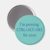 AIMANT CTRL + ALT + DEL 2020 (Recto/Verso)