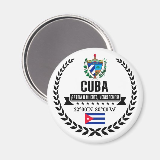 Aimant Cuba (Recto/Verso)