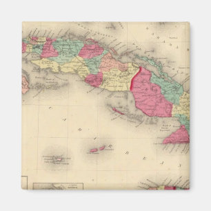 Aimant Cuba, la Jamaïque et Porto Rico