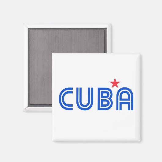 Aimant Cuba Retro (Recto/Verso)