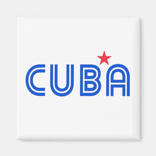 Aimant Cuba Retro (Devant)