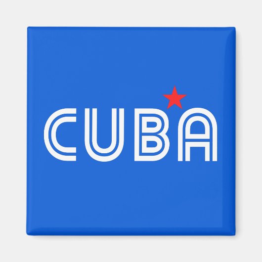 Aimant Cuba Retro (Devant)