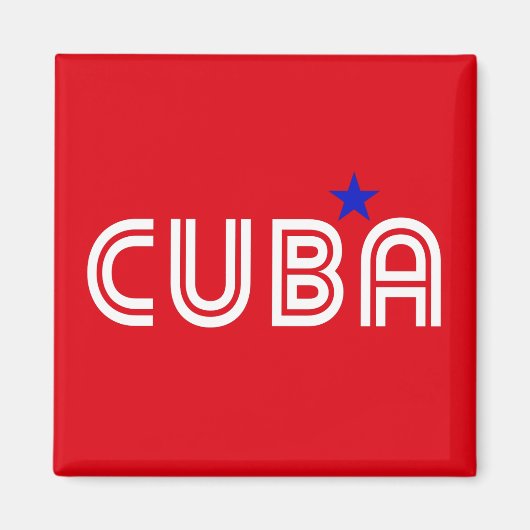 Aimant Cuba Retro (Devant)