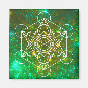 Aimant Cube de Metatron, Géométrie Sacrée, Symbole Spirit
