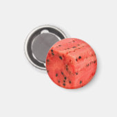 Aimant Cube d'origine frais de pastèque rouge sucrée (Recto/Verso)