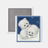 Aimant Cubes Ours Polaires (Recto/Verso)