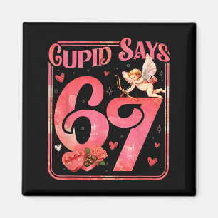 Aimant Cud dit 67 drôle de Saint-Valentin Six Sept Mème C