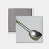 Aimant Cuillère d'apôtre en argent avec dessus de sceau e (Recto/Verso)