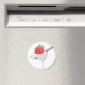 Aimant Cuillère de yaourt de framboise (In Situ (Lave-vaisselle))