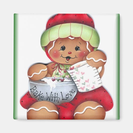 Aimant Cuire avec pain d'épice d'amour (Devant)