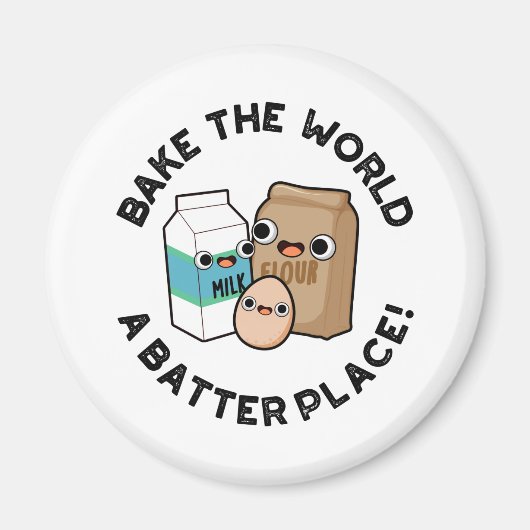 Aimant Cuire Le Monde Un Bateau Place Drôle Pun À Cuisson (Devant)