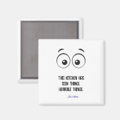 Aimant Cuisine A Vu Des Choses Drôle Cuisine (Recto/Verso)