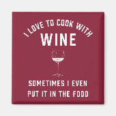 Aimant Cuisine au vin (Devant)