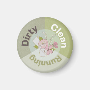 Aimant Cuisine courante propre sale de fleur de
