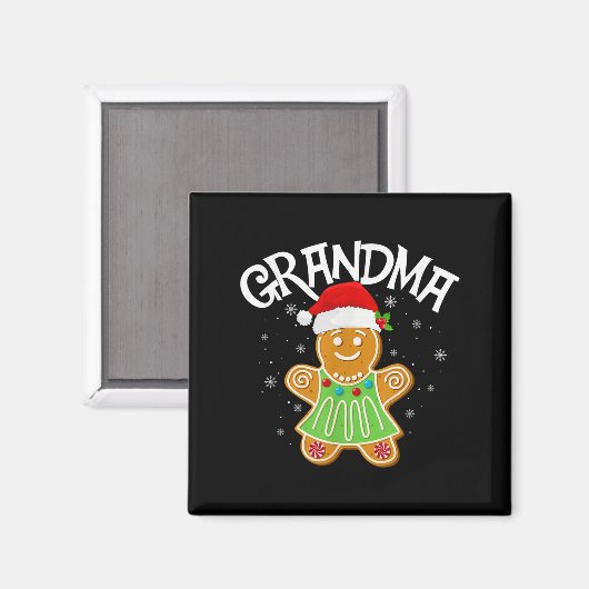 Aimant Cuisine de biscuits jumelée famille pain d'épice g (Recto/Verso)