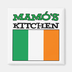 Aimant Cuisine de Mamo avec Drapeau d'Irlande