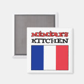 Aimant Cuisine de Memere avec Drapeau de France (Recto/Verso)