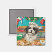 Aimant Cuisine de vacances Havanaise : Noël festif (Recto/Verso)