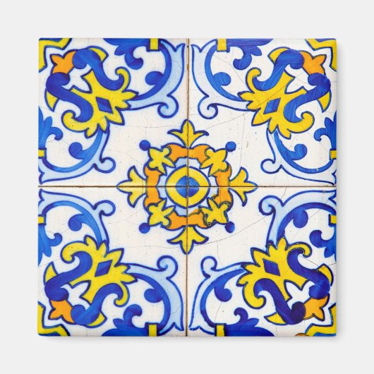 Aimant Cuisine en mosaïque murale d'Azulejo (Devant)