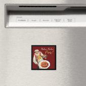 Aimant CUISINE ITALIENNE, rouge (In Situ (Lave-vaisselle))