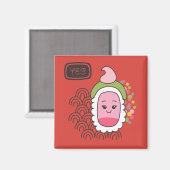 Aimant Cuisine japonaise Sushi (Recto/Verso)