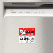 Aimant Cuisine maltaise propre / Lave-vaisselle sale Magn (In Situ (Lave-vaisselle))