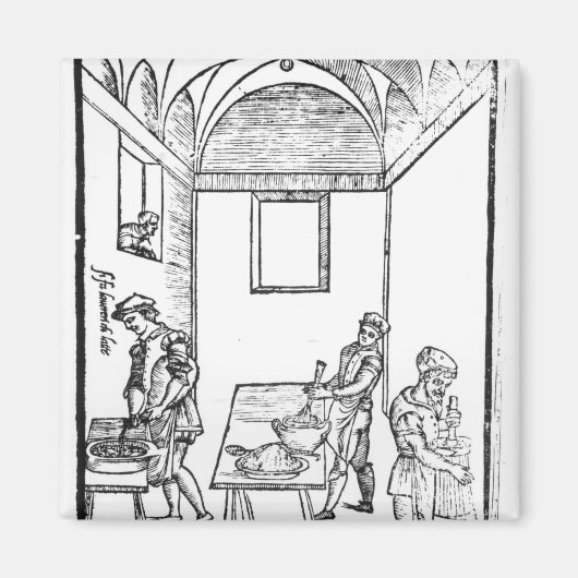 Aimant Cuisine médiévale (Devant)