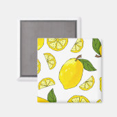 Aimant Cuisine Motif citron Oeuvre d'art Fruit Motif citr (Recto/Verso)