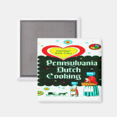 AIMANT "CUISINE PENNSYLVANIENNE ALLEMANDE" (Recto/Verso)