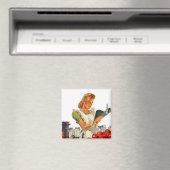 Aimant ~ CUISINE RETRO Mi-siècle Maison Canning (In Situ (Lave-vaisselle))