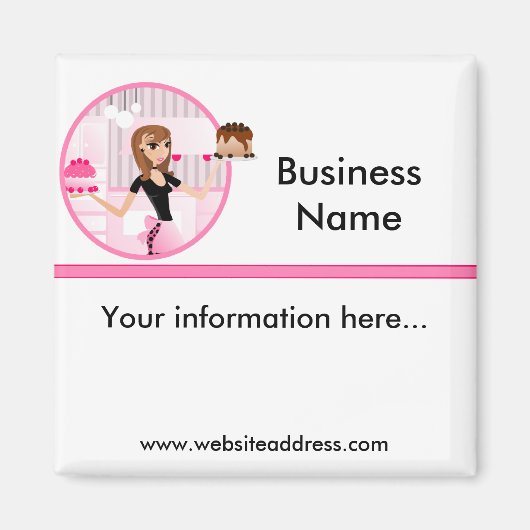 Aimant Cuisinier de boulangerie/pâtisserie Frigidaire 1 (Devant)