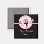 Aimant Cuisinier de boulangerie/pâtisserie Frigidaire Con (Recto/Verso)