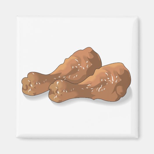 Aimant cuisses de poulet frites (Devant)