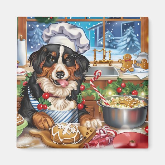 Aimant Cuisson de vacances de montagne d'Entlebucher : fe (Devant)