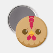 Aimant Cuite Hen Brown / Poulet (Recto/Verso)