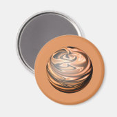 Aimant Cuivre et marbre noir (Recto/Verso)