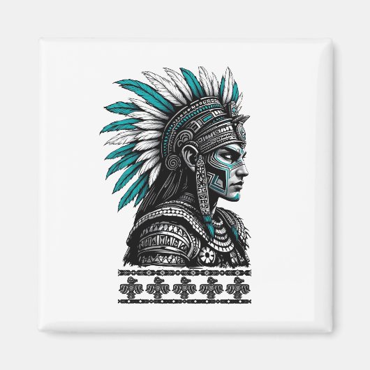 Aimant Culture aztèque peuple indigène maya (Devant)