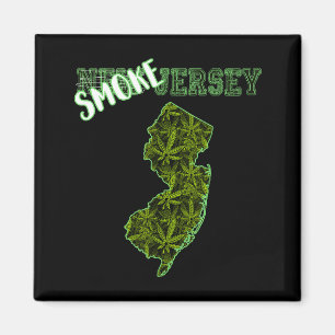 Aimant Culture de cannabis drôle du New Jersey