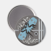 Aimant Culture du patinage (Recto/Verso)
