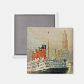 Aimant Cunarder à New York (Recto/Verso)