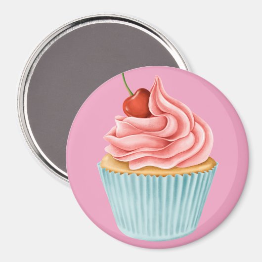 Aimant Cupcake (Recto/Verso)