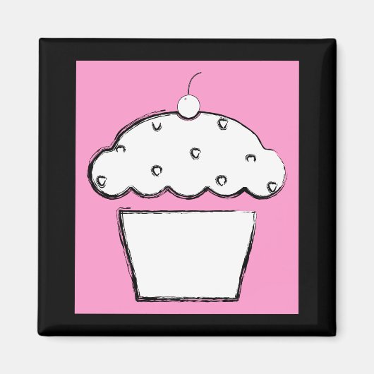 Aimant cupcake (Devant)